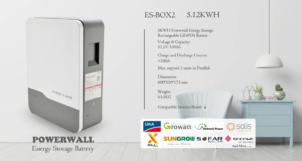 Power Wall Lithium Battery Li-ion Battery 48V 5kwh 10kwh