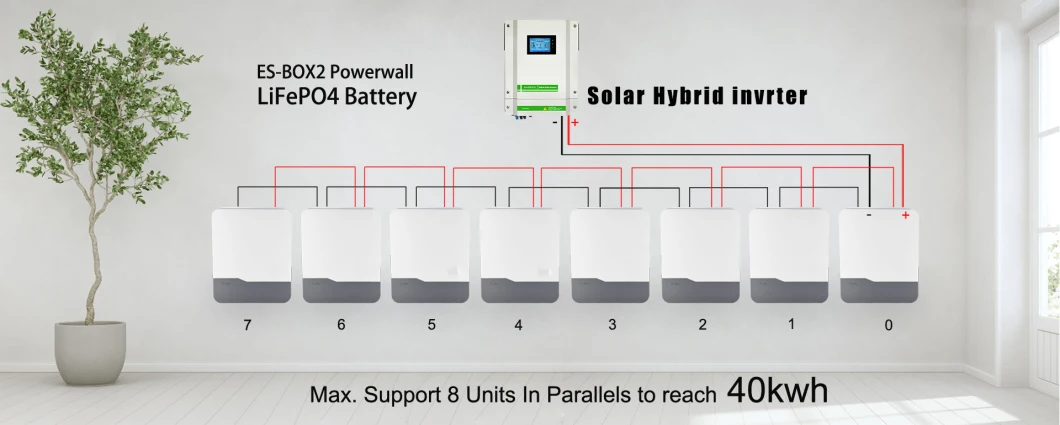 Power Wall Lithium Battery Li-ion Battery 48V 5kwh 10kwh