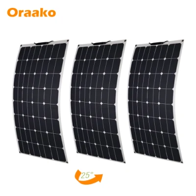 Солнечные панели Oraako 100 Вт, 200 Вт, 300 Вт, 500 Вт, гибкие солнечные панели CIGS высокой мощности, гибкие солнечные панели для легкого портативного автофургона