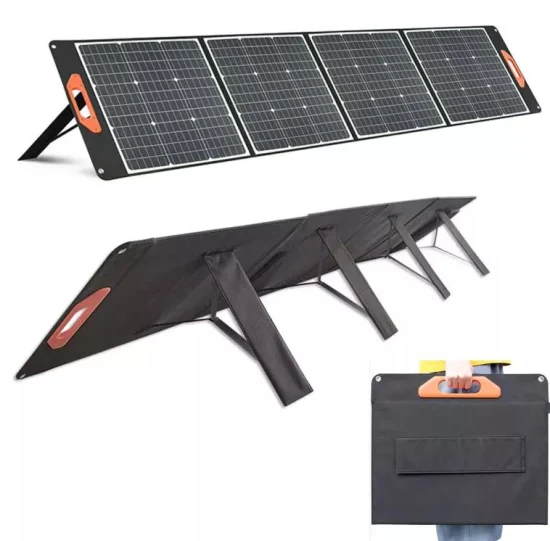 Комплект гибких портативных солнечных панелей мощностью 100 Вт, складное солнечное зарядное устройство, складная фотоэлектрическая панель для зарядки солнечных батарей мощностью 200–300 Вт, комплект складных солнечных панелей