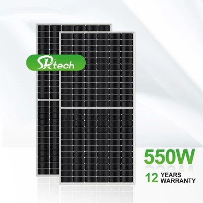 Гибкая складная моно- или полисолнечная панель мощностью 550 Вт с высококачественной портативной солнечной панелью для использования